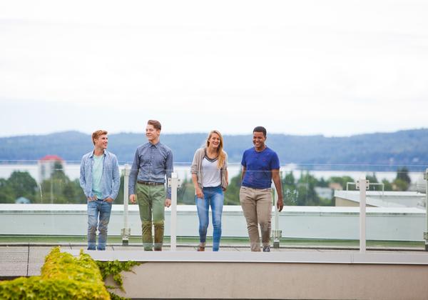 4 people in park setting